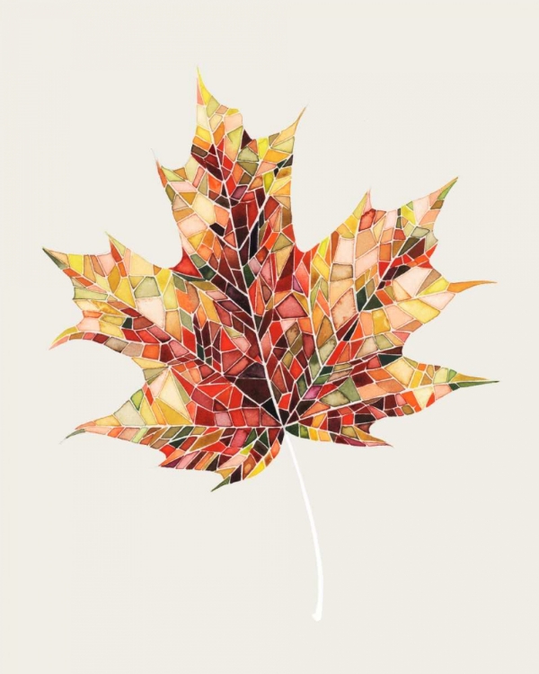 Picture of FALL MOSAIC LEAF III