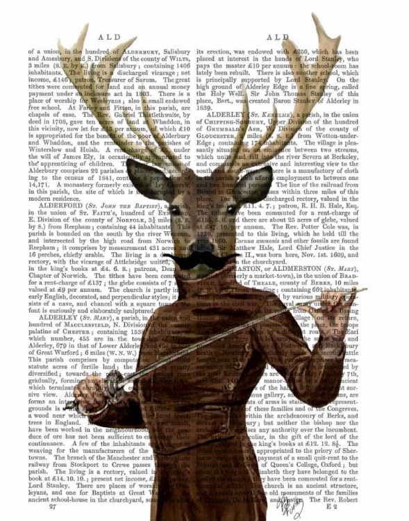 Picture of FENCING DEER PORTRAIT