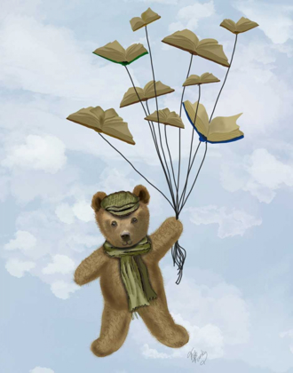 Picture of BEAR WITH BOOK BUTTERFLIES