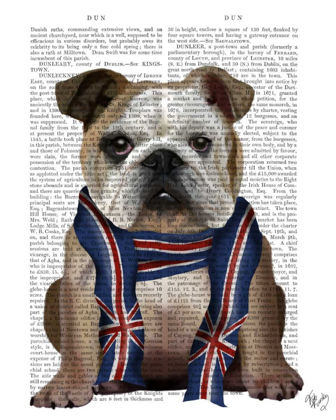 Picture of ENGLISH BULLDOG WITH SCARF