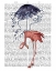 Picture of FLAMINGO AND PARASOL