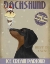 Picture of DACHSHUND, BLACK AND TAN, ICE CREAM