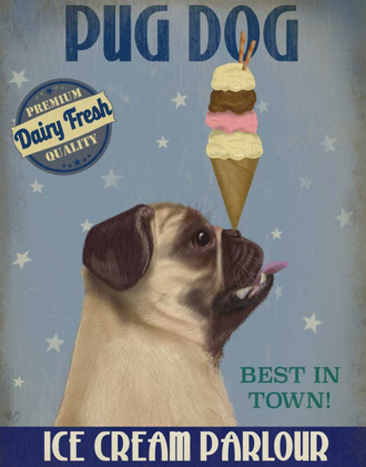 Picture of PUG, FAWN, ICE CREAM
