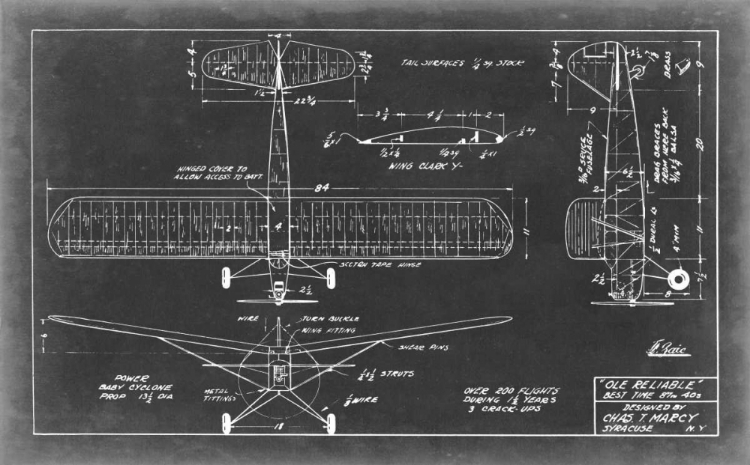 Picture of AERONAUTIC BLUEPRINT VIII