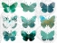 Picture of LAYERED BUTTERFLIES I