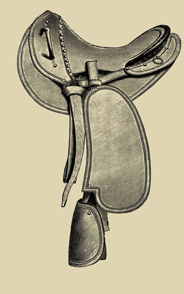 Picture of ANTIQUE SADDLE I