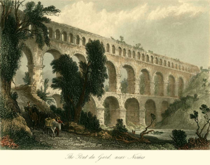 Picture of THE PONT DU GARD, NEAR NISMES