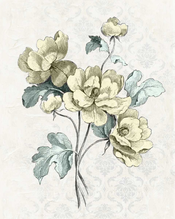 Picture of VICTORIAN BLOOMS I