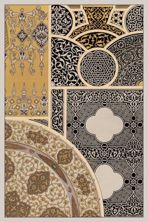 Picture of ORNAMENT IN GOLD AND SILVER III