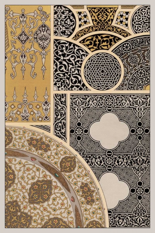 Picture of ORNAMENT IN GOLD AND SILVER III