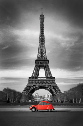 Picture of RETRO RED AND THE EIFFEL TOWER 