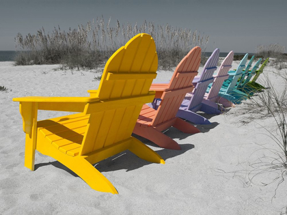 Picture of COLORFUL BEACH CHAIRS