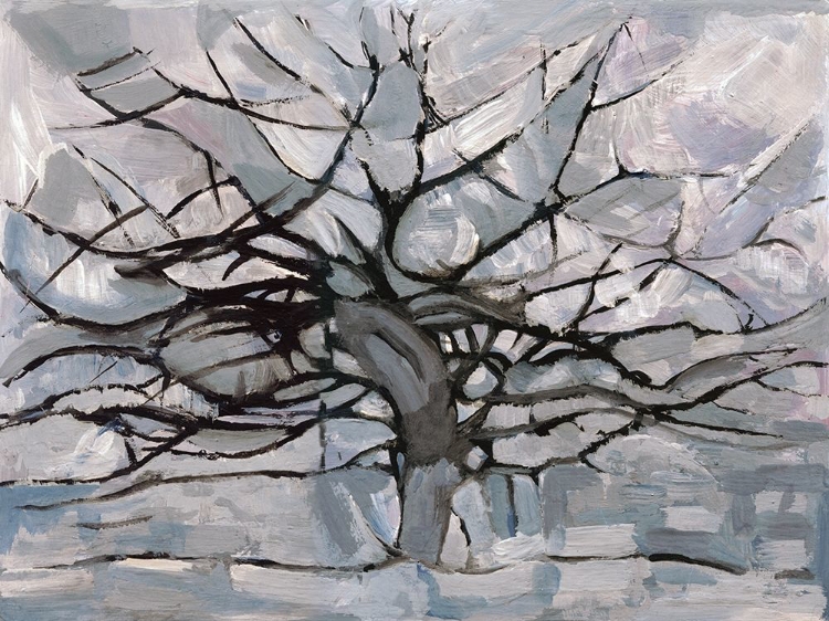 Picture of GREY TREE ABSTRACT