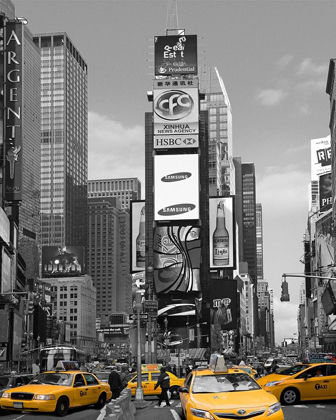 Picture of YELLOW CABS AT TIMES SQUARE NORTH