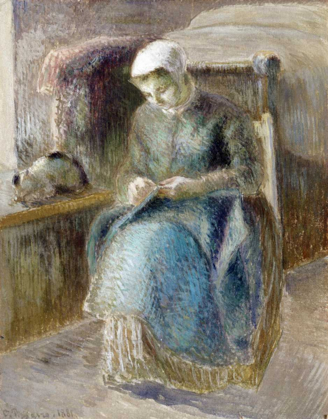 Picture of WOMAN SEWING