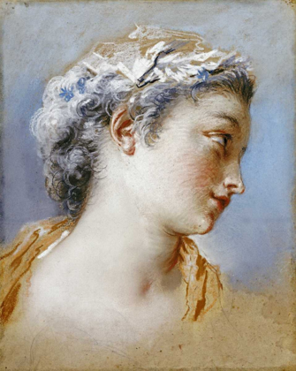 Picture of PORTRAIT STUDY OF A YOUNG GIRL