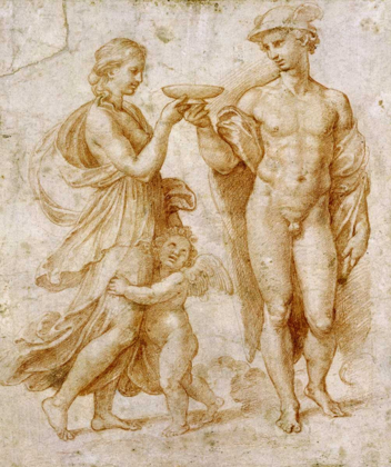 Picture of MERCURY OFFERING THE CUP OF IMMORTALITY TO PSYCHE