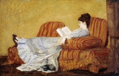 Picture of YOUNG LADY READING