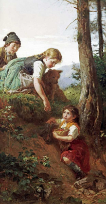 Picture of CHILDREN PICKING BERRIES