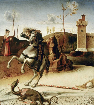 Picture of SAINT GEORGE  FROM THE PALA PESARO