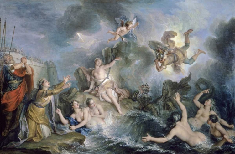 Picture of PERSEUS RESCUES ANDROMEDA