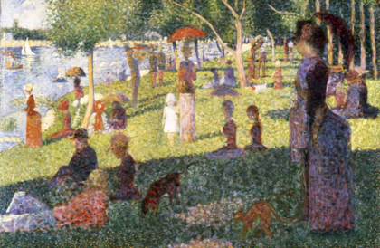 Picture of SUNDAY AFTERNOON ON THE ISLAND OF LA GRANDE JATTE - STUDY