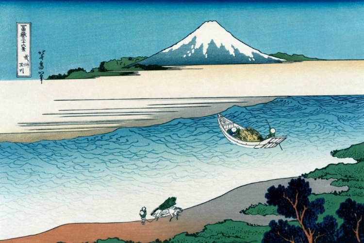 Picture of TAMA RIVER IN MUSASHI PROVINCE, 1830