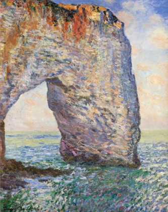 Picture of THE MANNEPORTE NEAR ETRETAT 1886