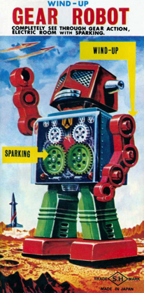 Picture of WIND-UP GEAR ROBOT