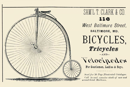 Picture of BICYCLES, TRICYCLES, AND VELOCIPEDES