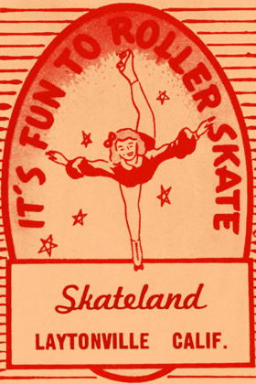 Picture of ITS FUN TO ROLLER SKATE