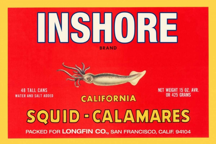 Picture of INSHORE BRAND SQUID - CALAMARES