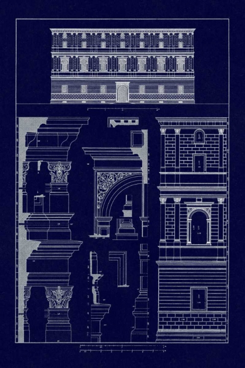 Picture of PALAZZO GIRAUD AT ROME (BLUEPRINT)