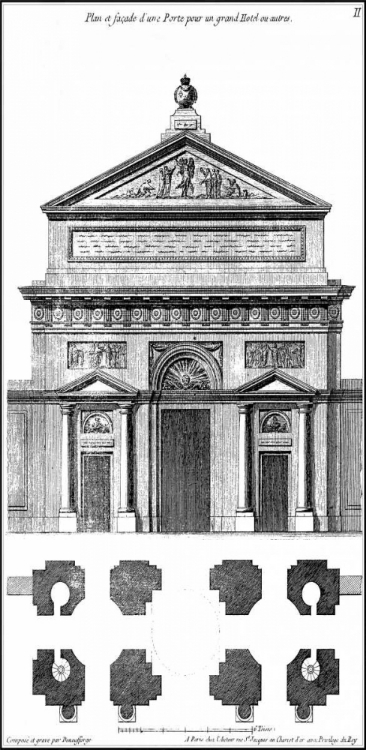 Picture of CUSTOM PALACE FACADE BLUEPRINT I