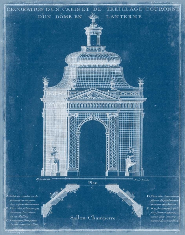 Picture of GARDEN TREILLAGE BLUEPRINT I