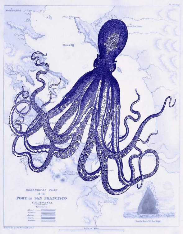 Picture of BLUE OCTOPUS 1 ON NAUTICAL MAP