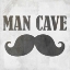 Picture of MAN CAVE MUSTACHE