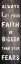 Picture of FAITH AND FEAR