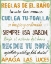 Picture of SPANISH BATH RULES