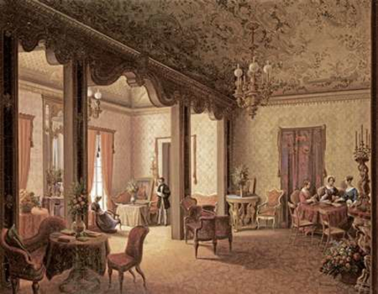 Picture of THE INTERIOR OF THE SALON OF TSARINA ALEXANDRA