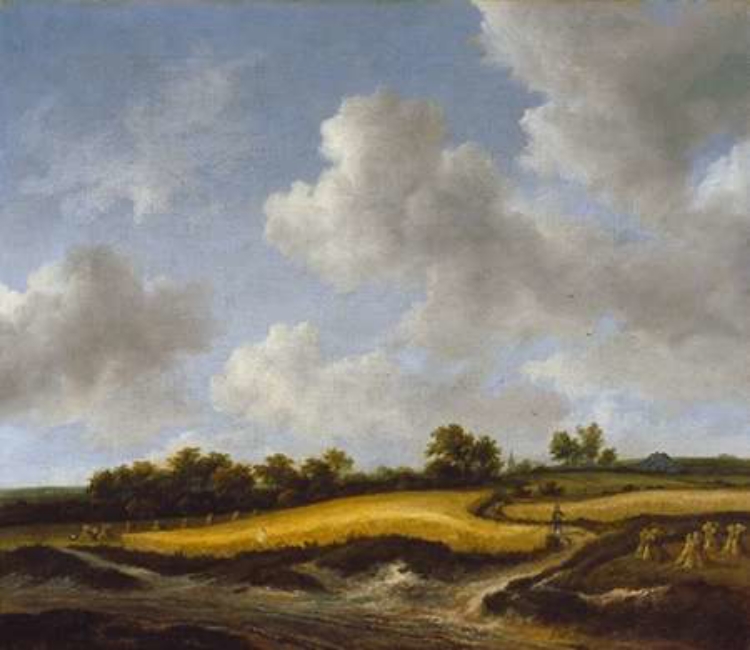 Picture of LANDSCAPE WITH A WHEATFIELD