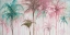 Picture of WATERCOLOR PALMS IN PINK TONES