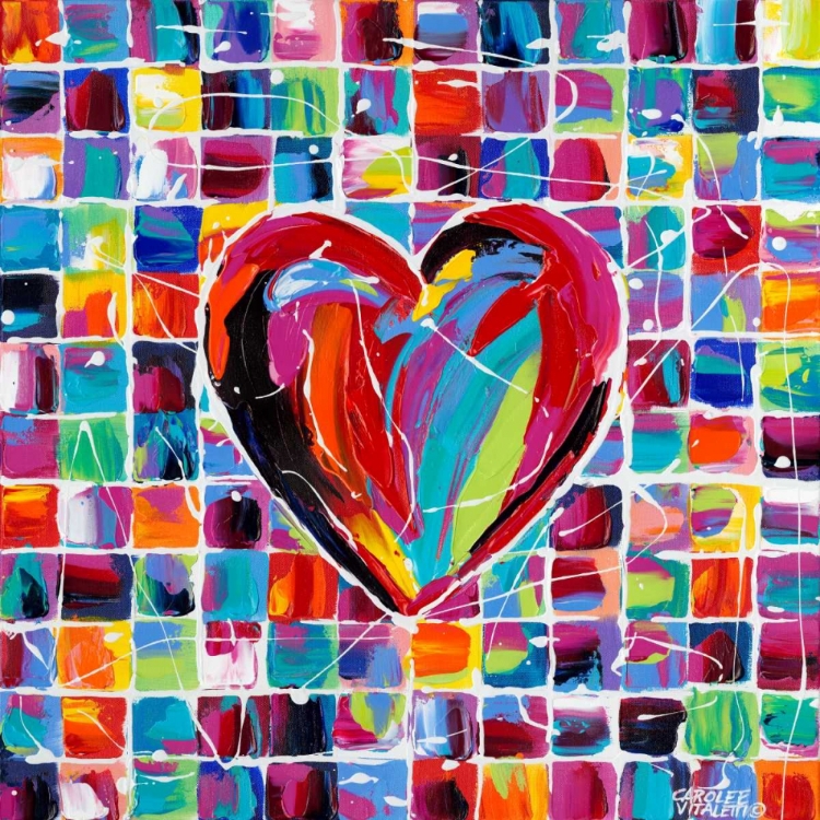 Picture of HEARTS OF A DIFFERENT COLOR II