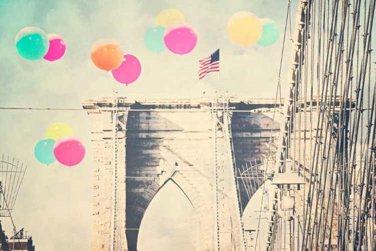 Picture of BRIGHT BALLOONS ON BRIDGE