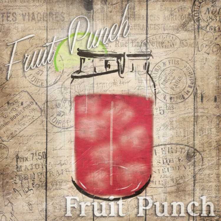 Picture of WOOD FRUIT PUNCH
