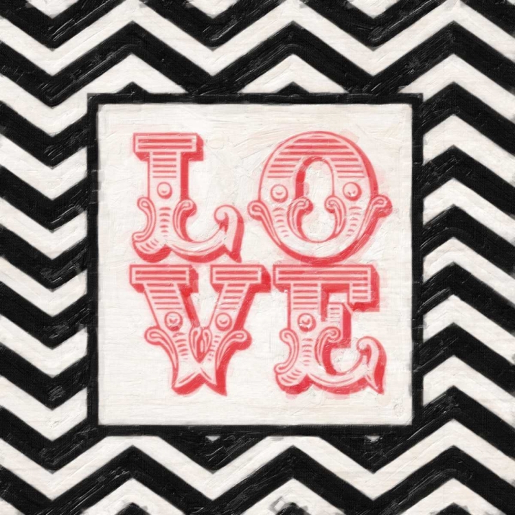 Picture of CHEVRON LOVE RED