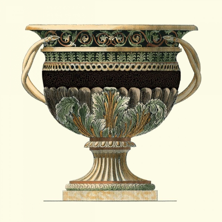 Picture of CRACKLED LARGE GIARDINI URN II