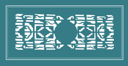 Picture of SHOJI SCREEN IN TEAL I