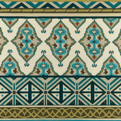 Picture of TURQUOISE TEXTILE III