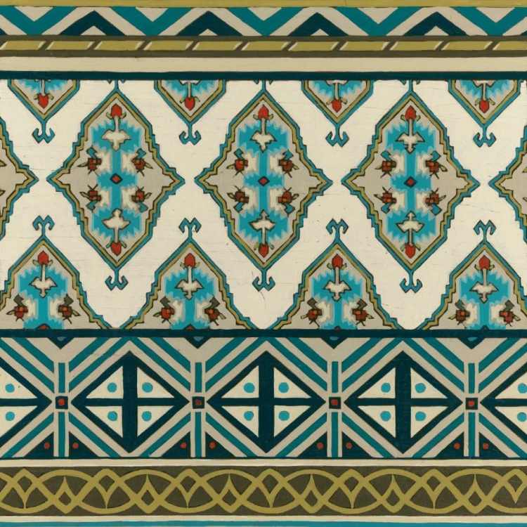 Picture of TURQUOISE TEXTILE III